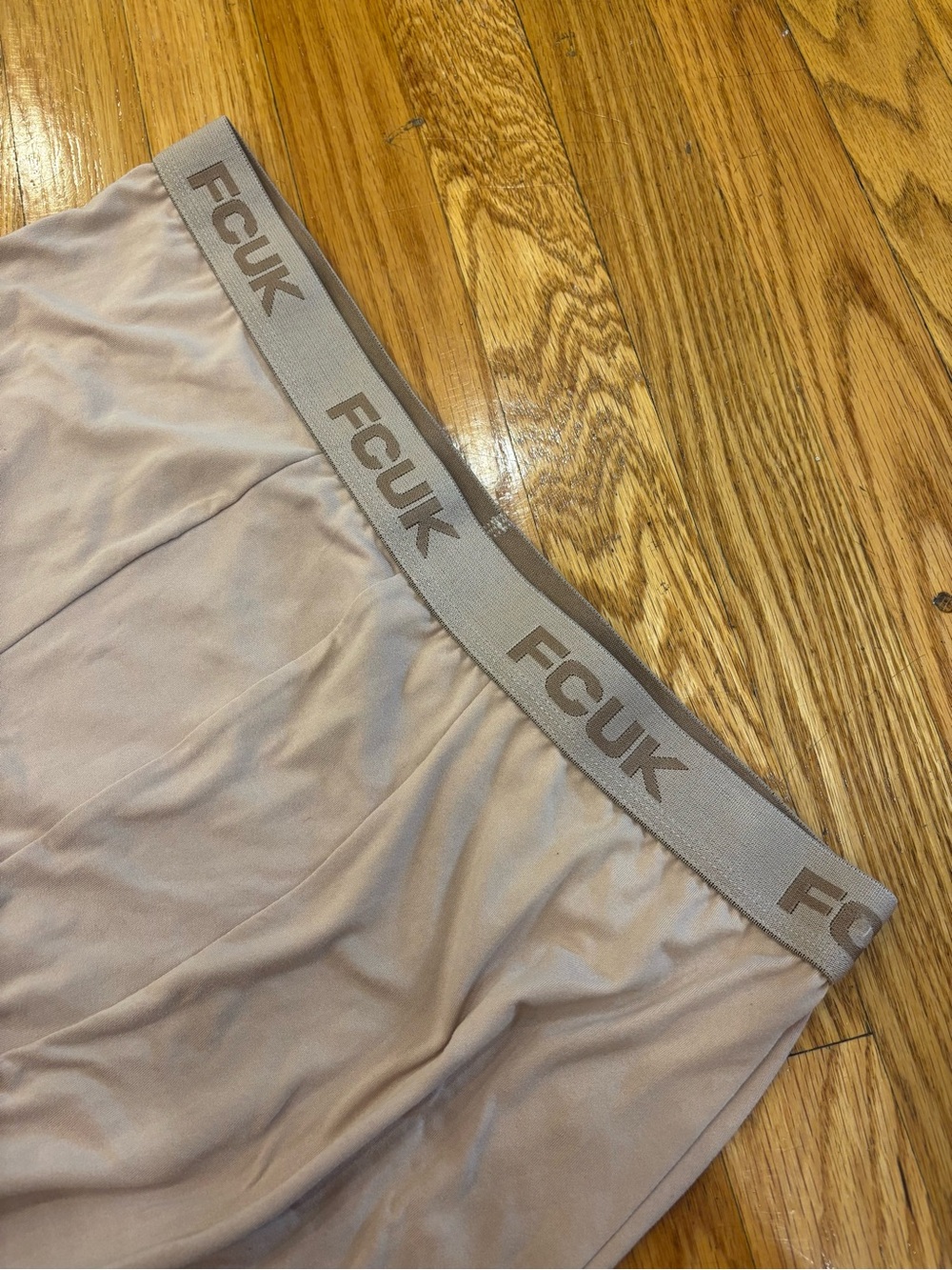 French Connection FCUK Waistband Boxer Briefs in Light Beige